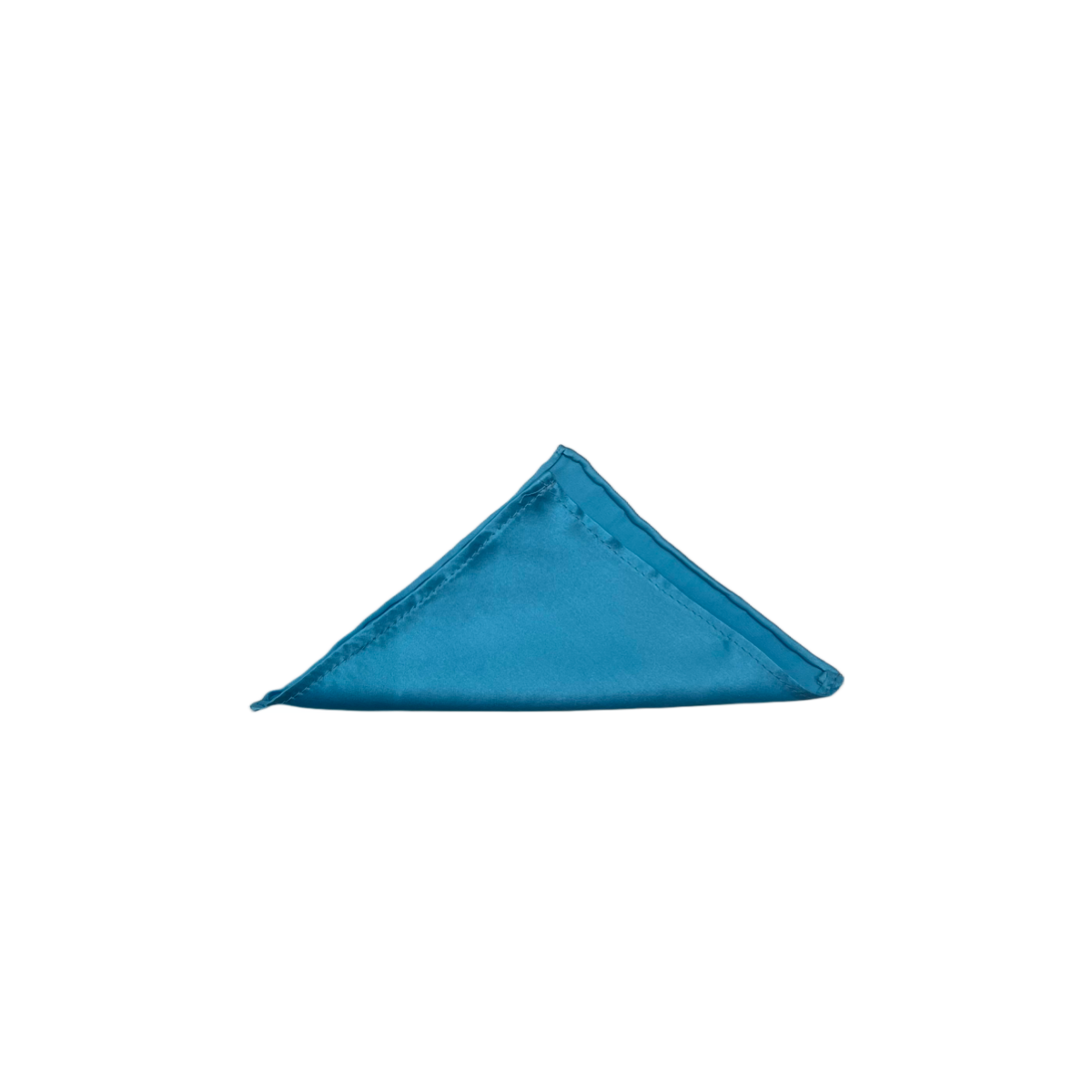 Boys Solid Small Pocket Square w/ Gloss Finish