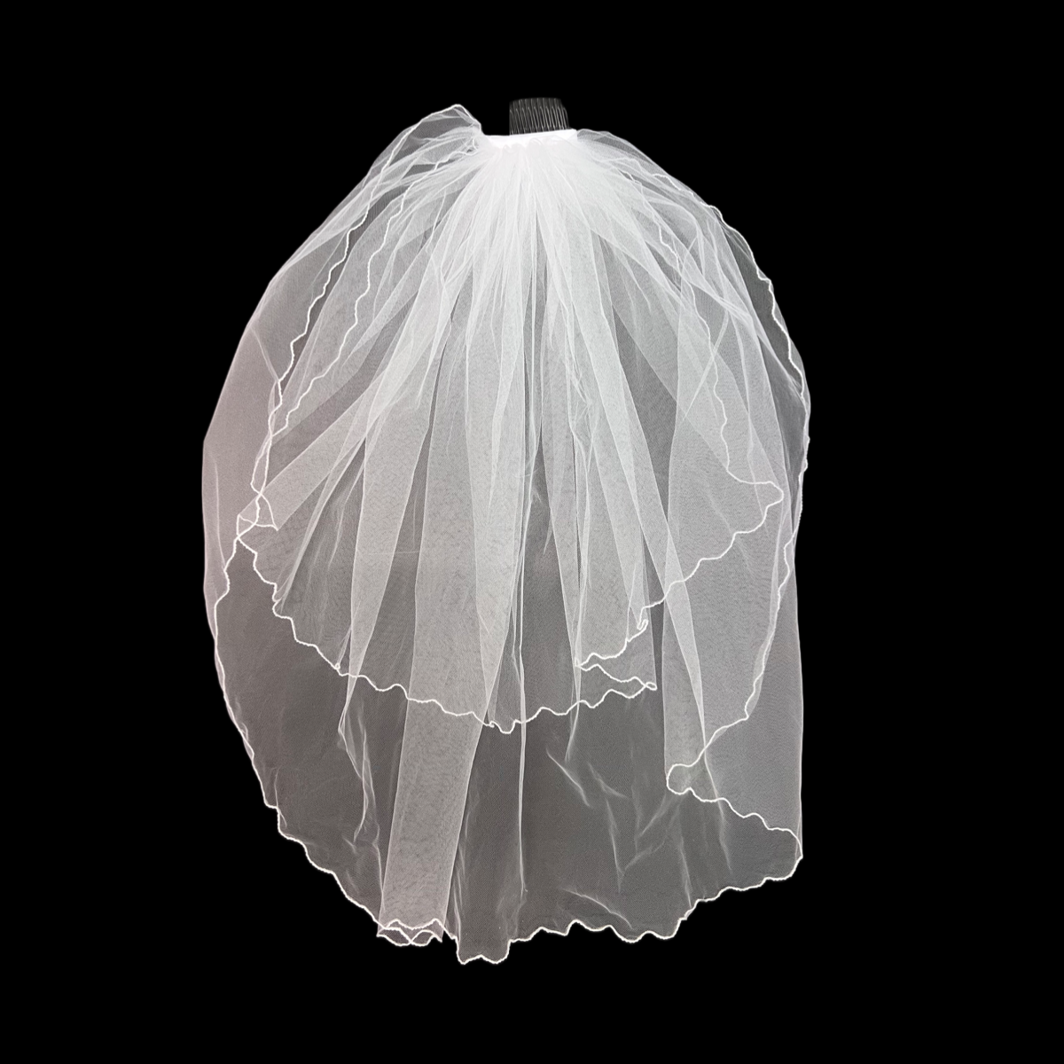 White Veil w/ Comb