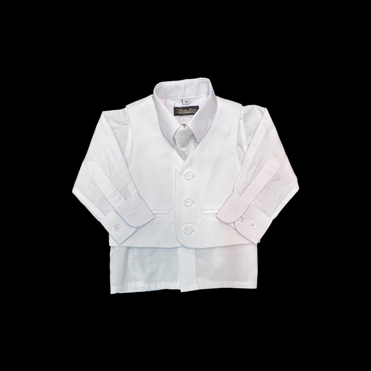 5-Piece Baby White Suit