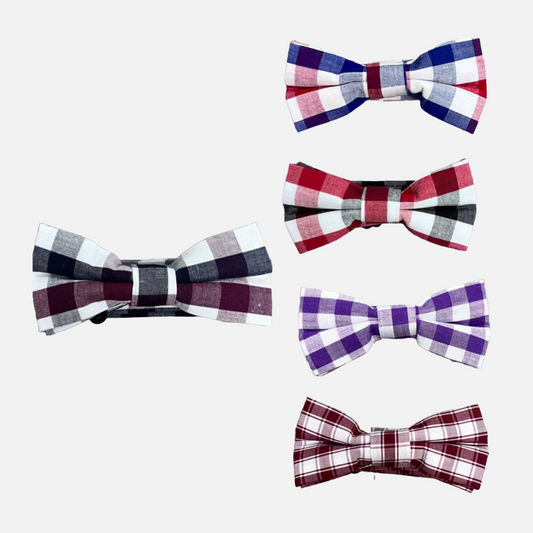Mavezzano Plaid Bow Tie