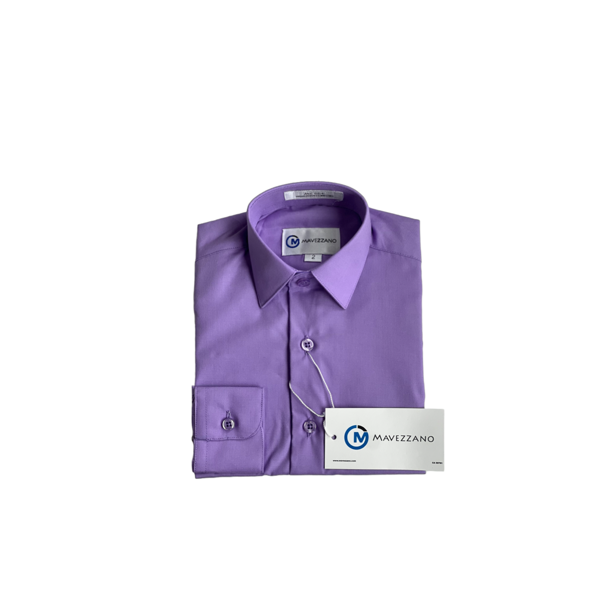 Mavezzano Modern Slim-Fit Long Sleeve Dress Shirt