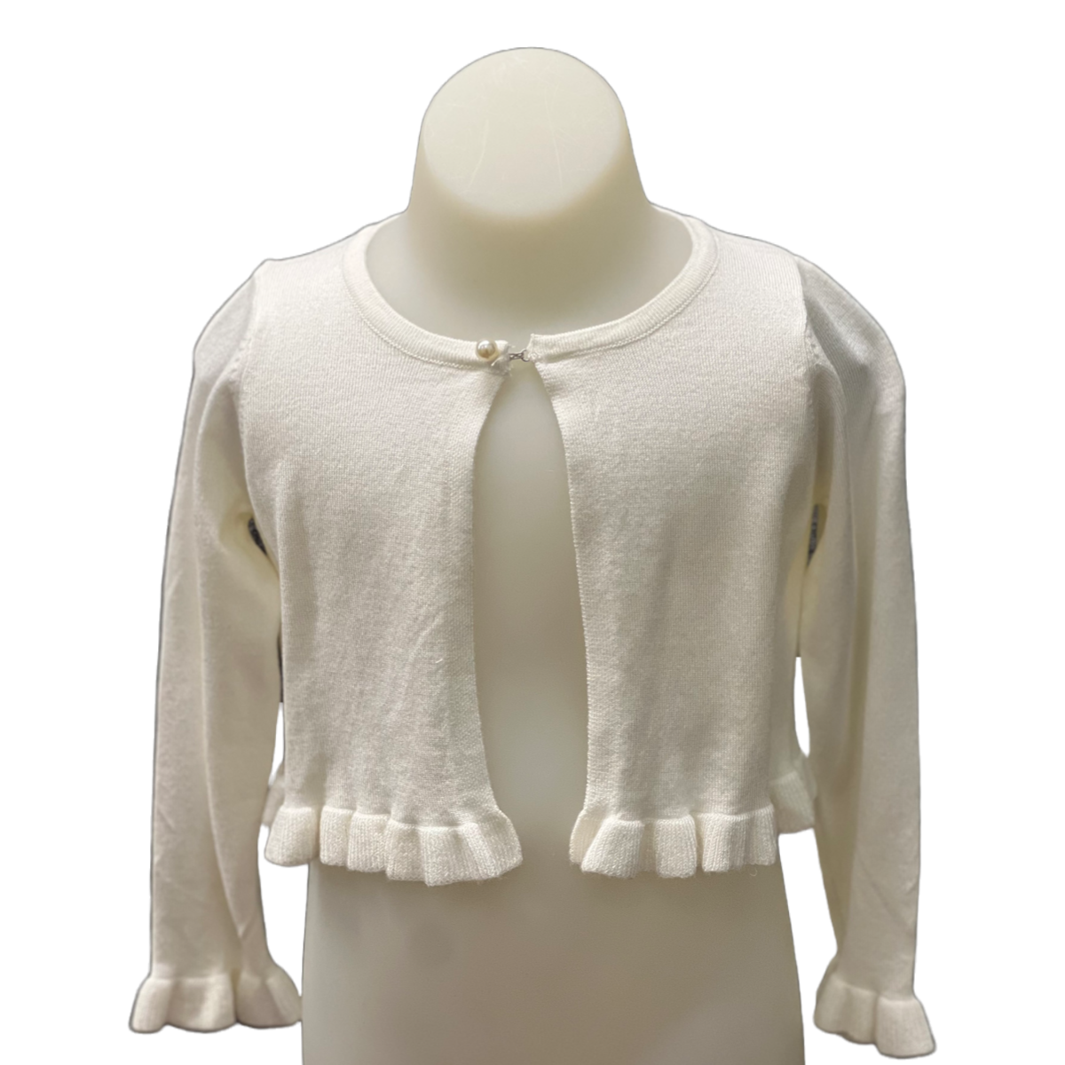 Fancy Kids Cardigan w/ Ruffle Accents