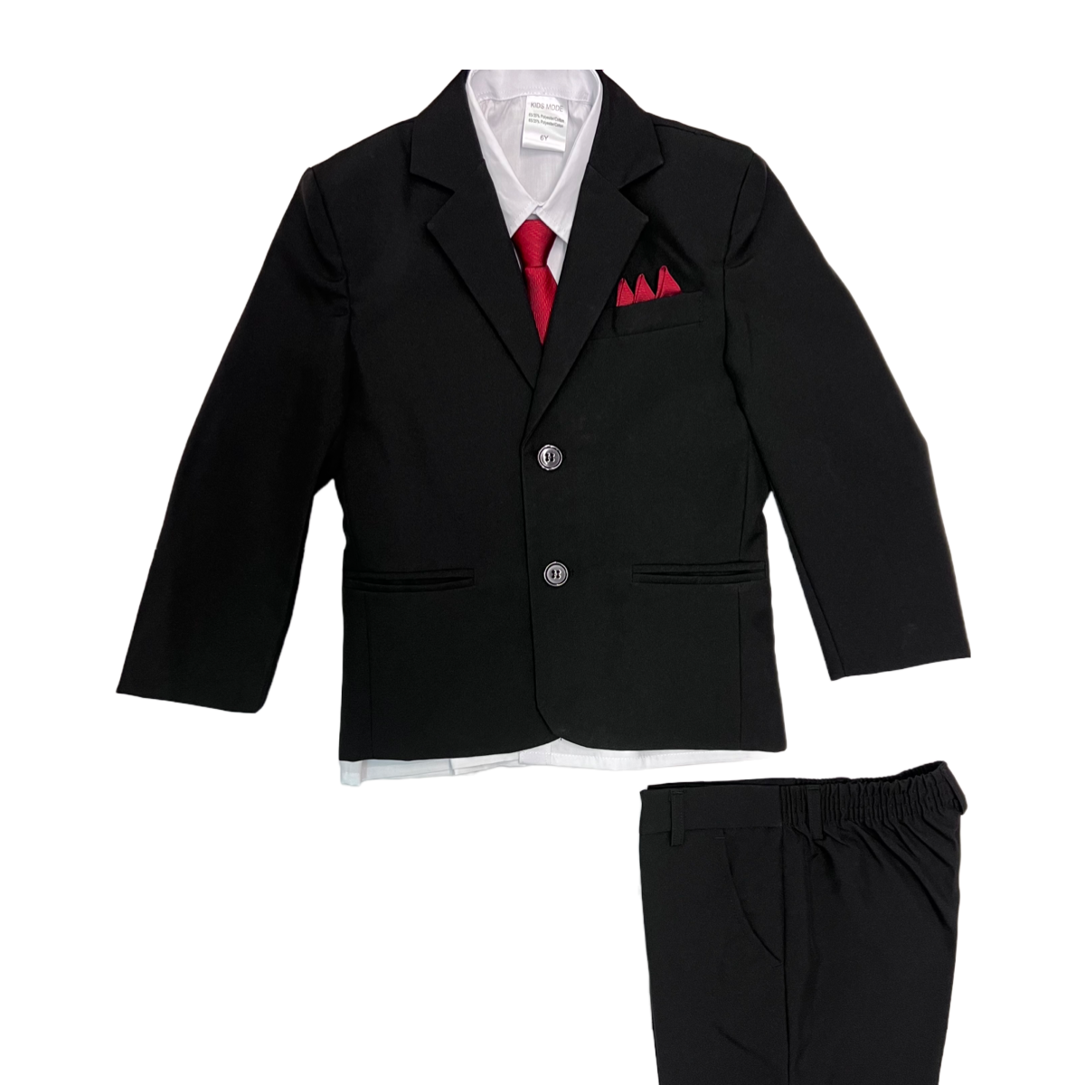 5-Piece Black Suit
