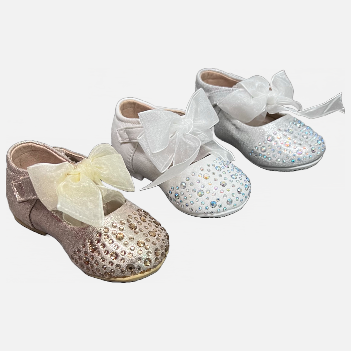 Baby Girl Shoe with Rhinestones kidzcouture
