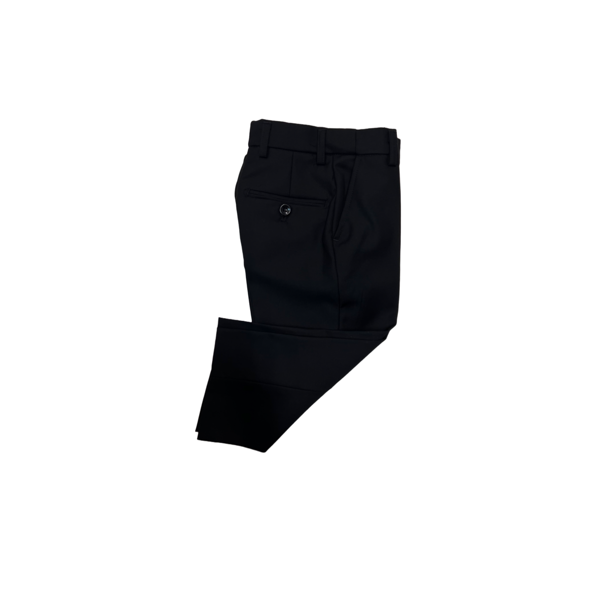 Fouger U.S.A. Slim/Modern Fit 3-Piece Baby Black Suit