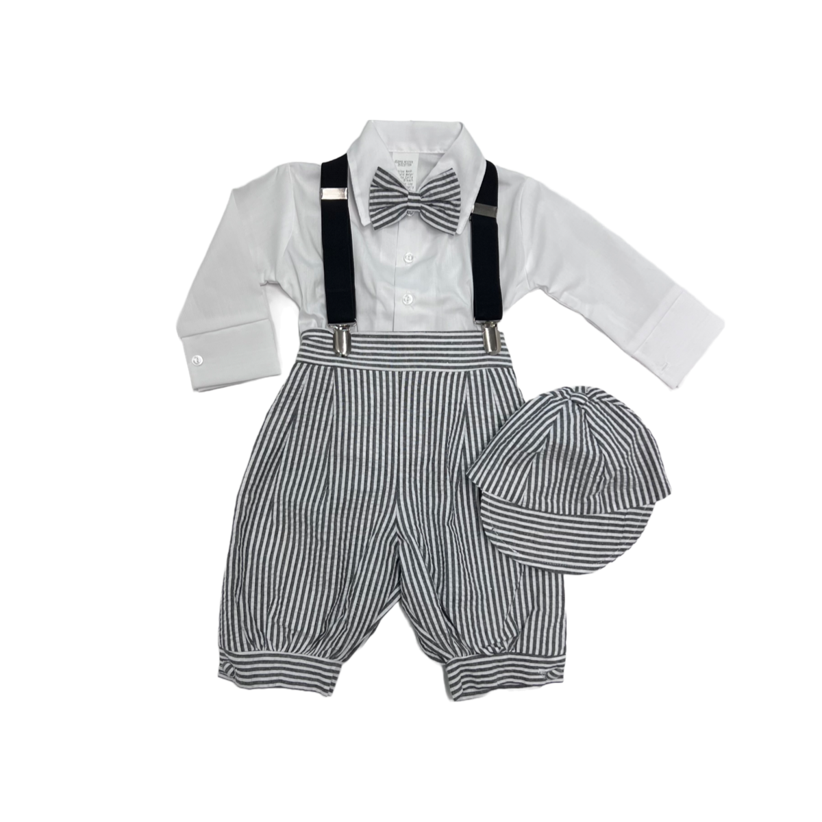 5-Piece Suspender Set w/ Stripes