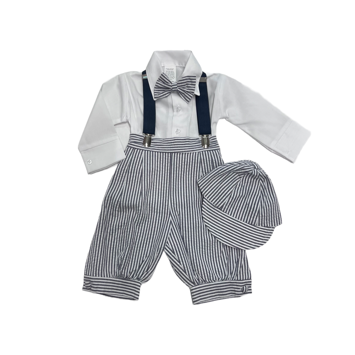 5-Piece Suspender Set w/ Stripes