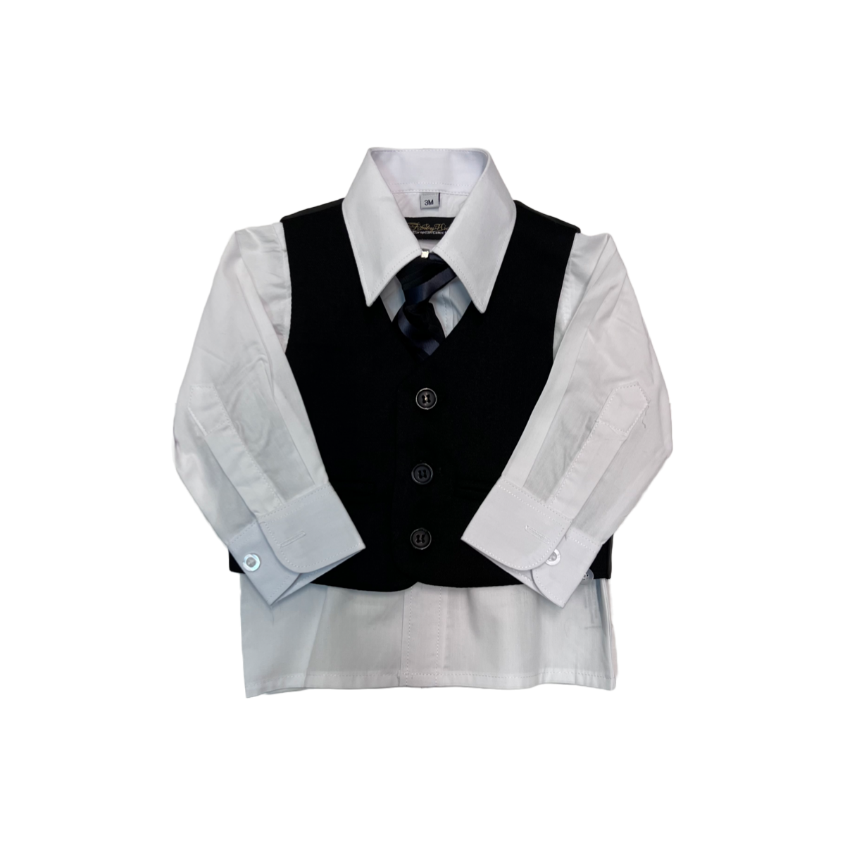 Fancy Kids 5-Piece Baby Black Suit