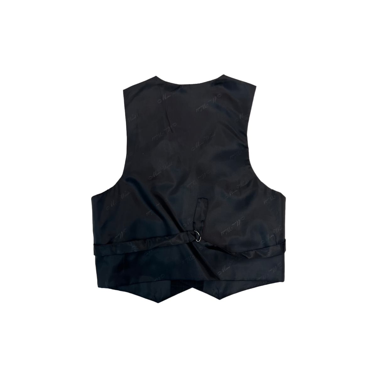 Mini World 5-Piece Black Pinstripe Suit