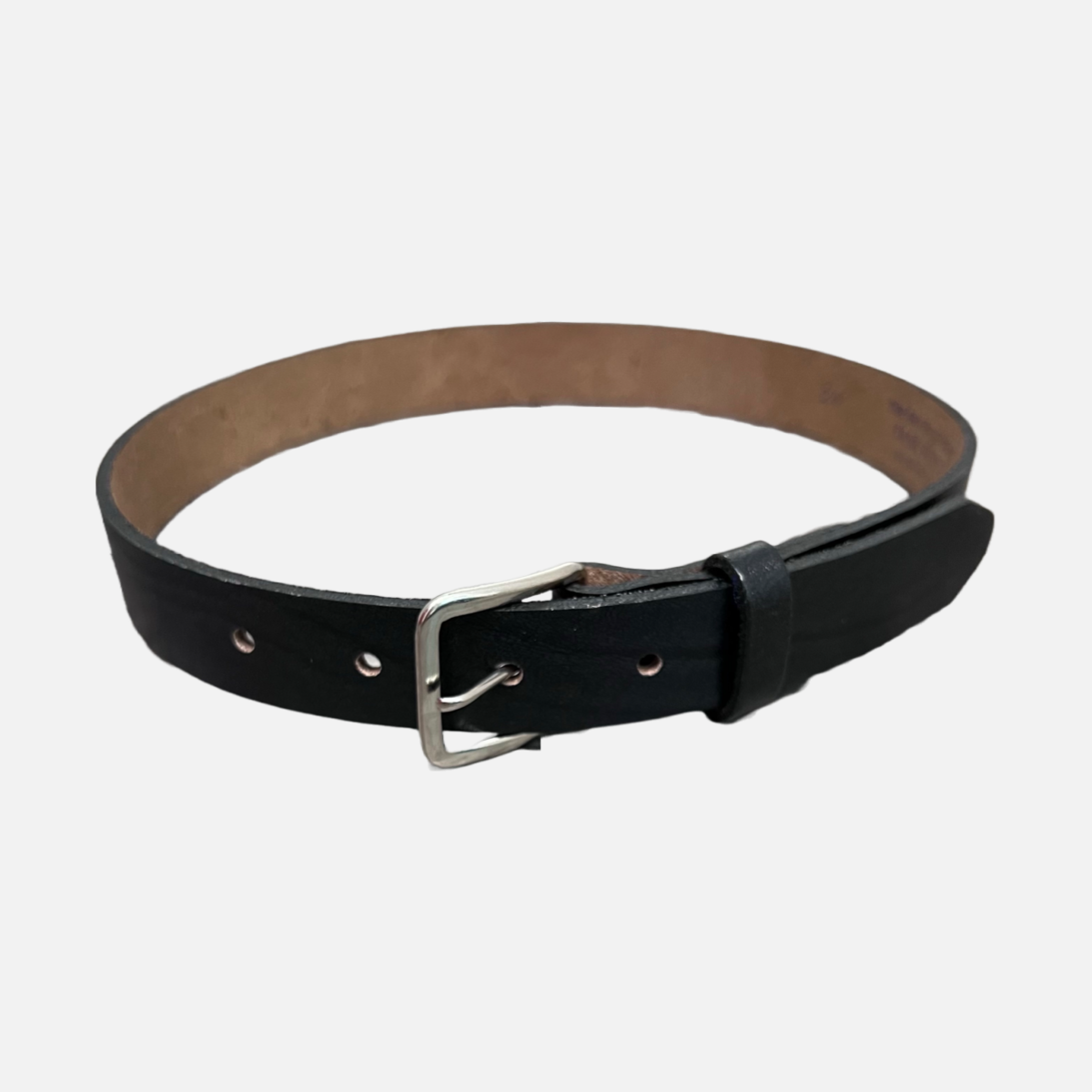 Grain Leather Black Belt