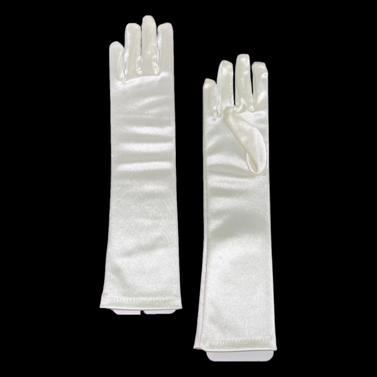 Long Satin Gloves