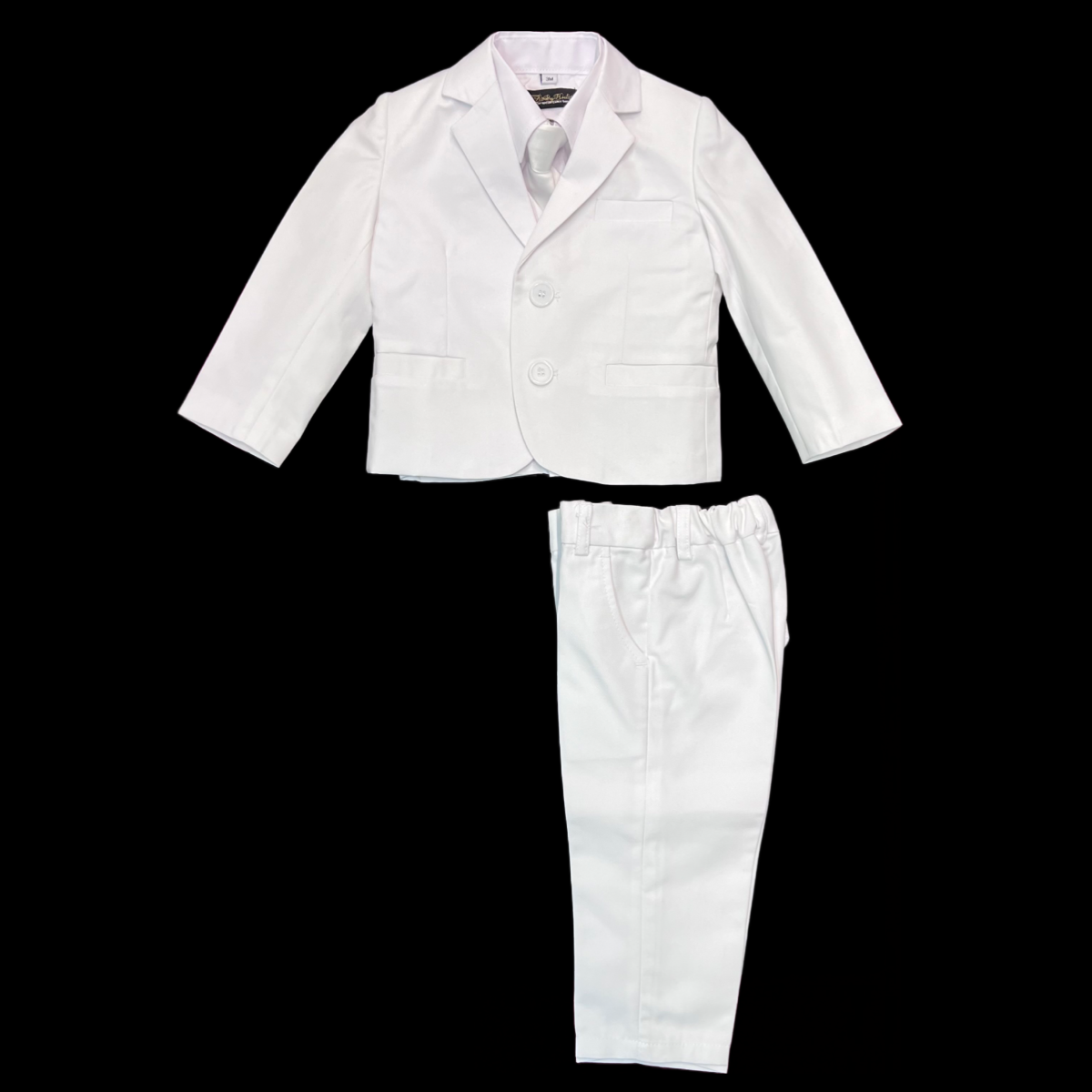 5-Piece Baby White Suit