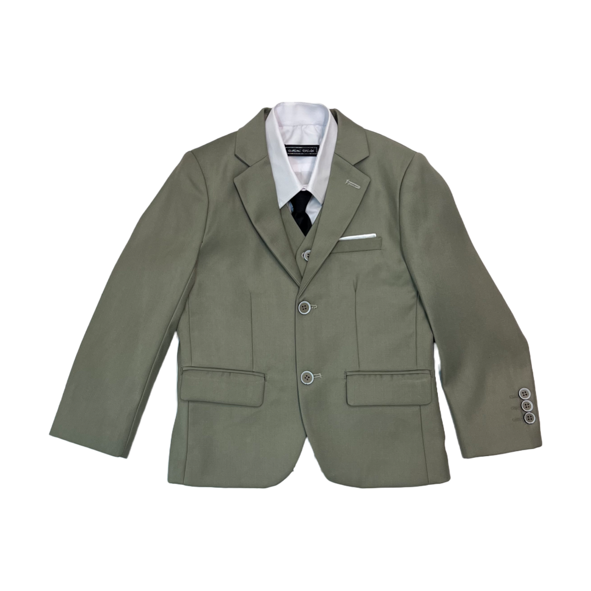 Mini World 5-Piece Olive Green Suit