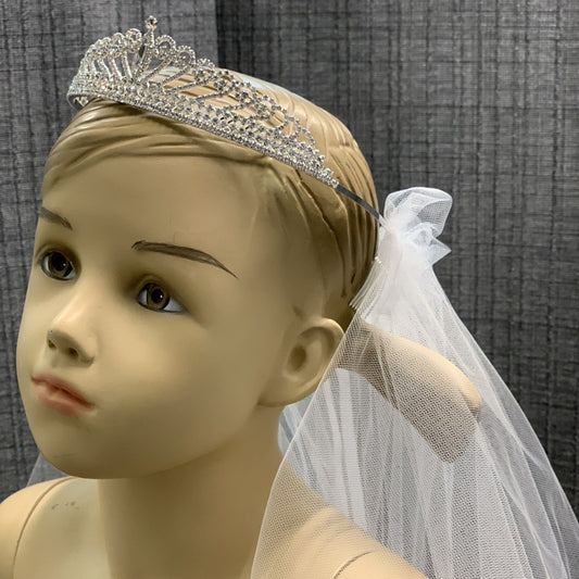 Diamond Tiara with Veil