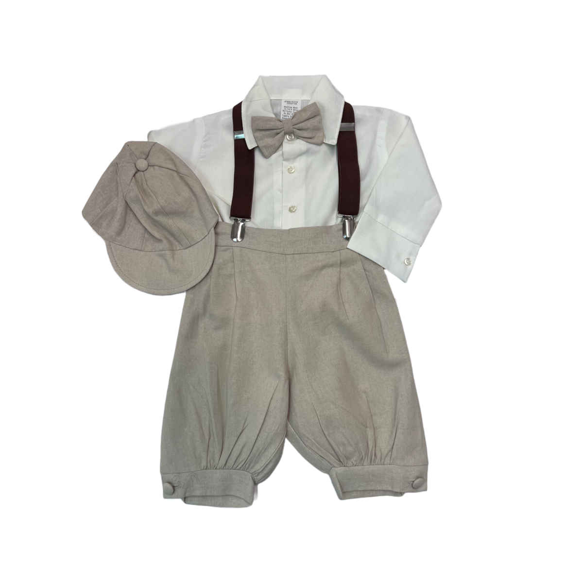 5-Piece Linen Suspender Set