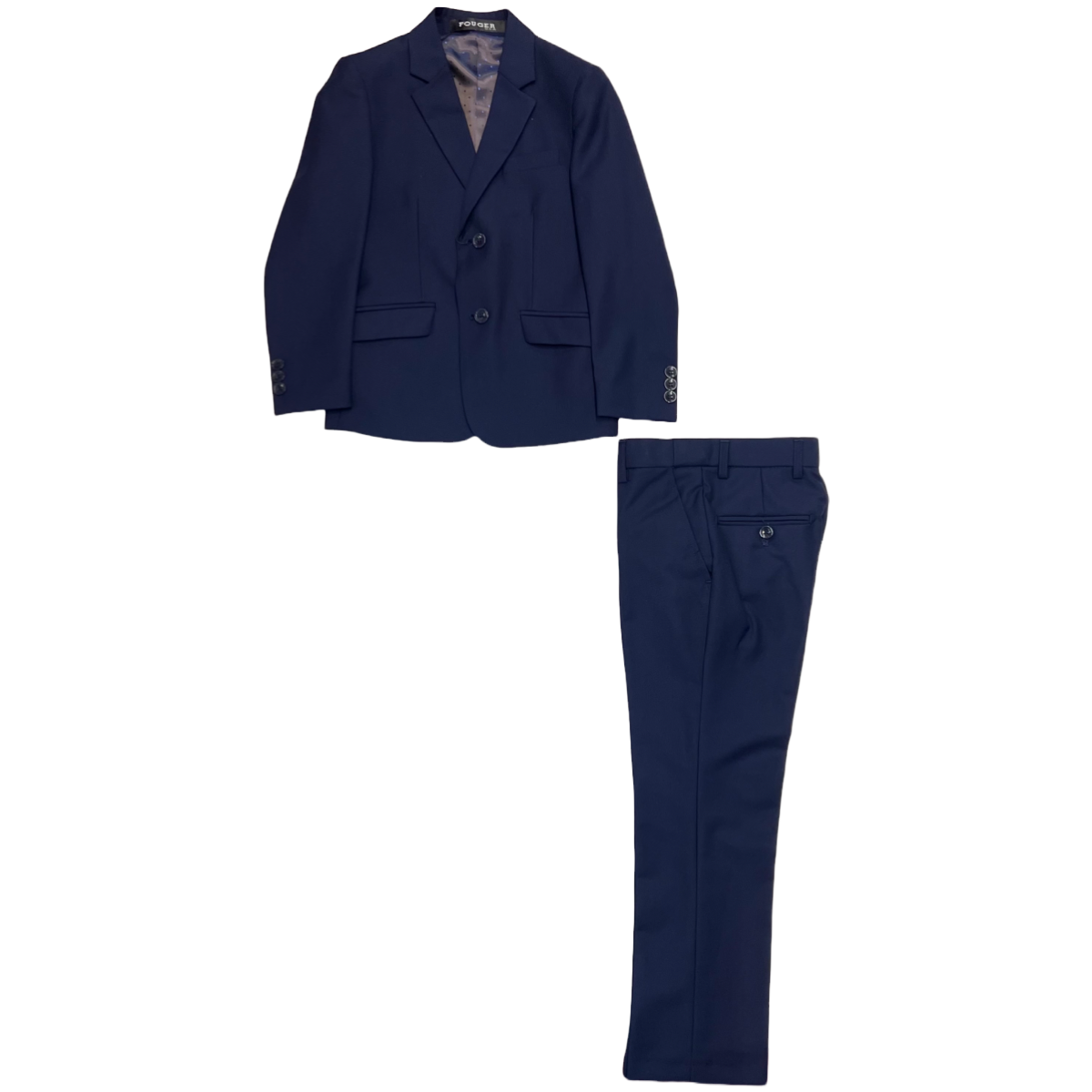 Mavezzano 3-Piece Navy Slim Fit Suit