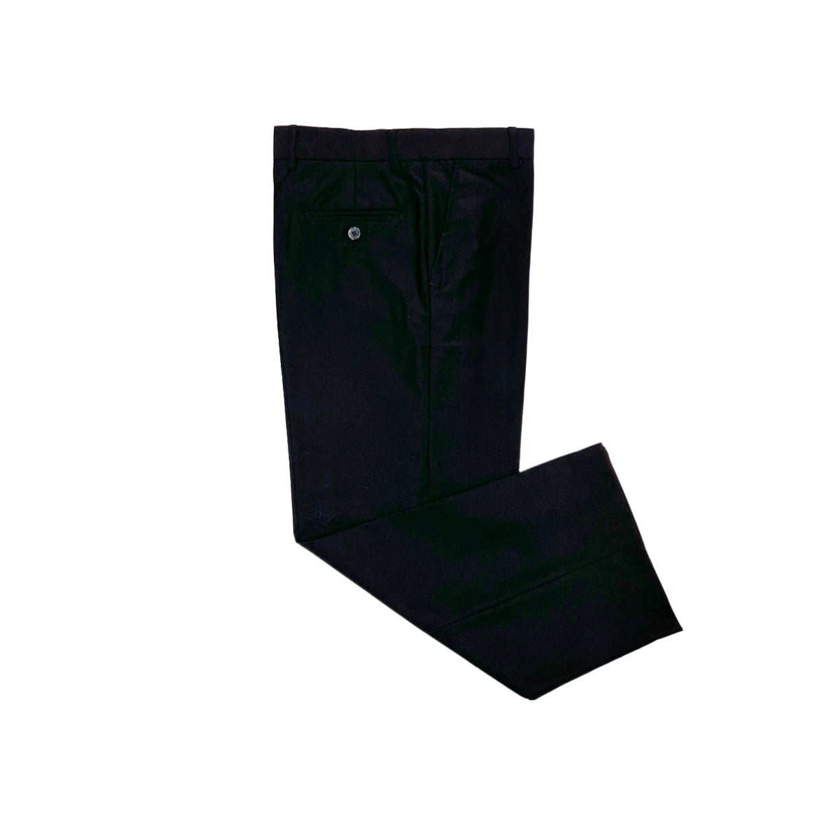 Mavezzano Husky Fit Black Dress Pant