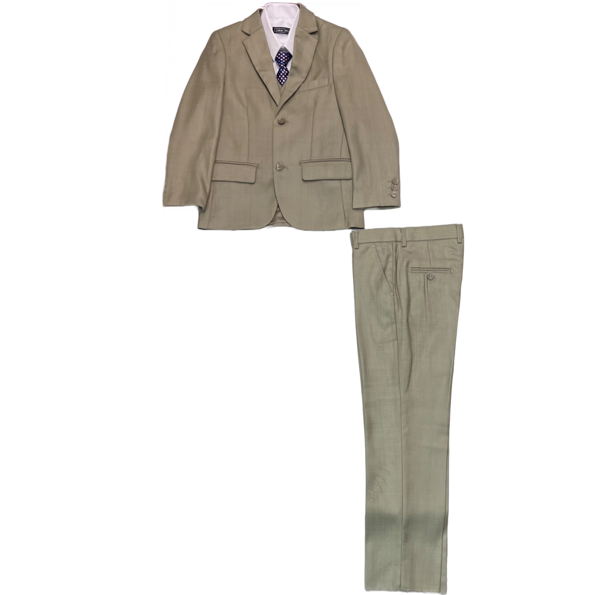 Mini World 5-Piece Oatmeal Suit
