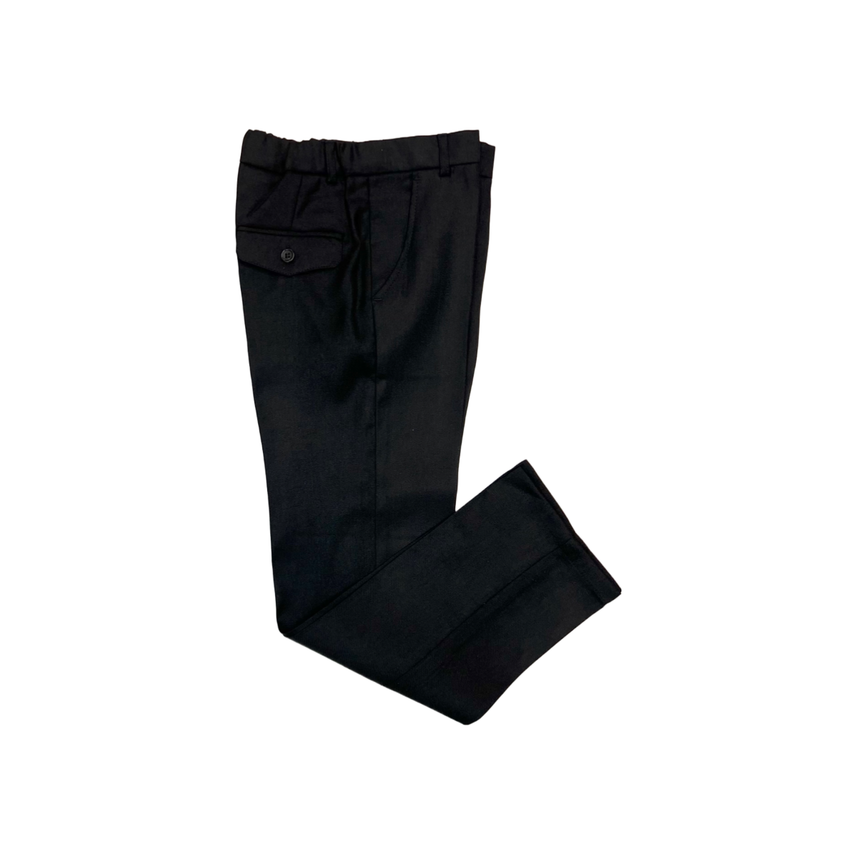 Fancy Kids Regular Fit Black Dress Pants