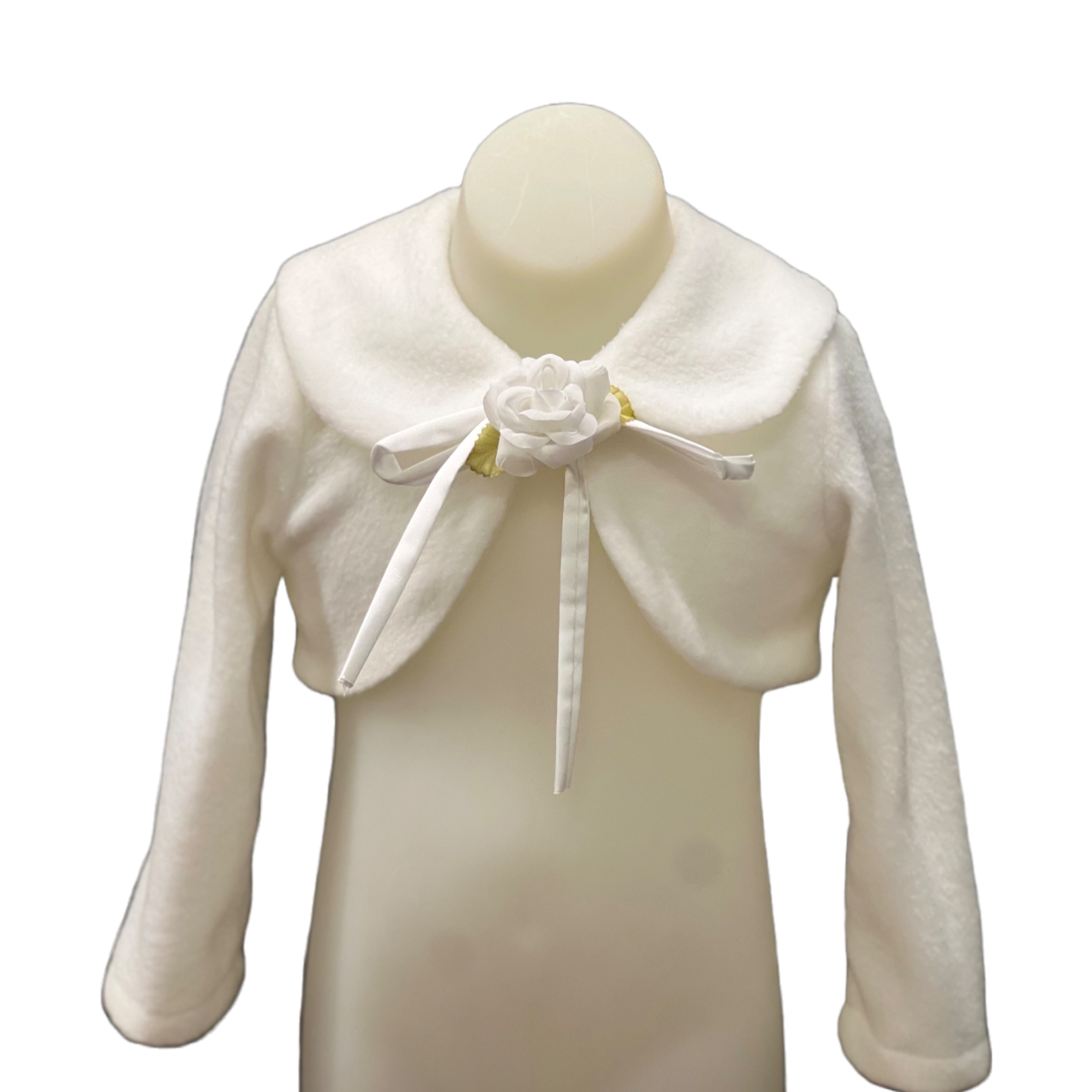 Kids Dream Long Sleeve Fleece Bolero w Flower
