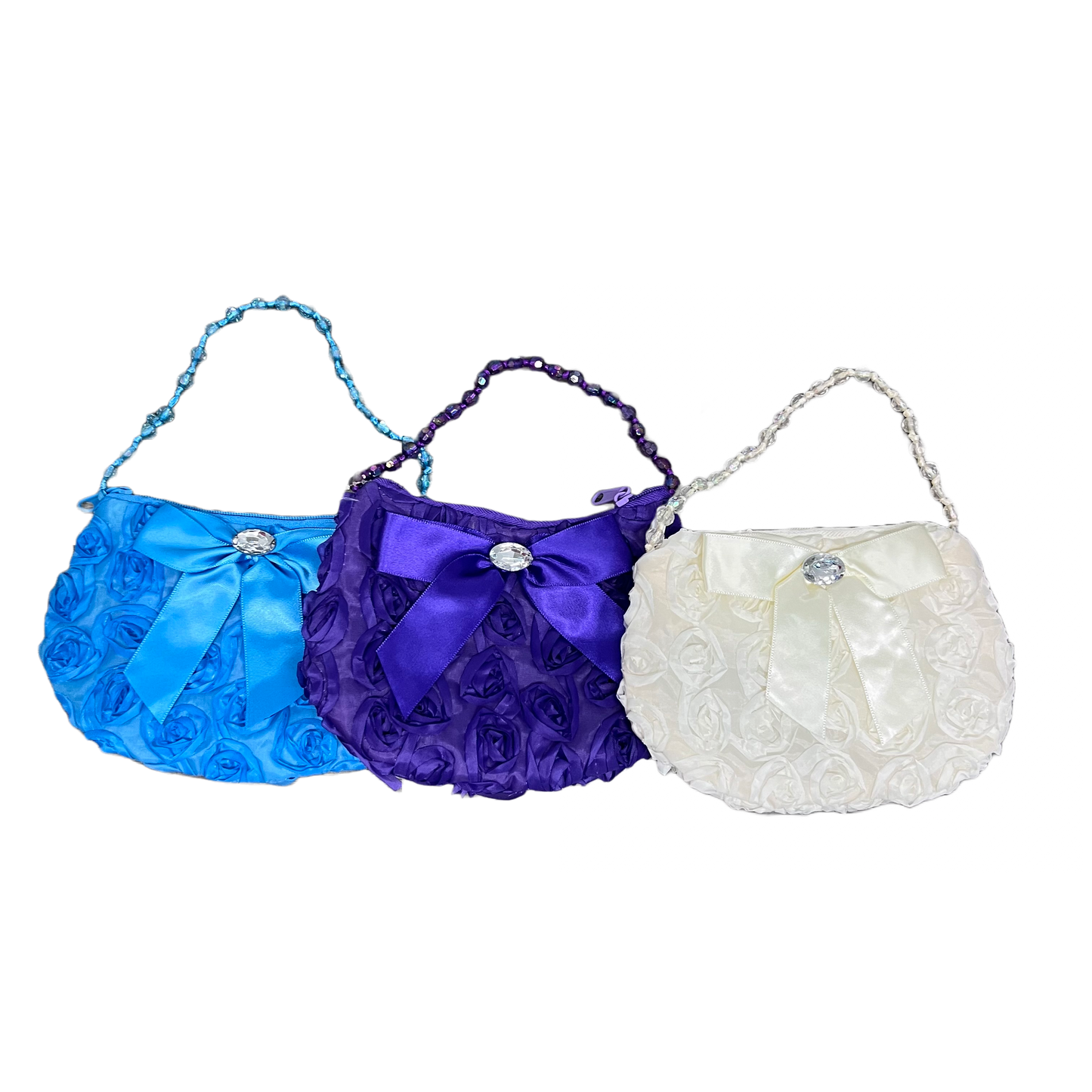 Rosette Purse with Bow