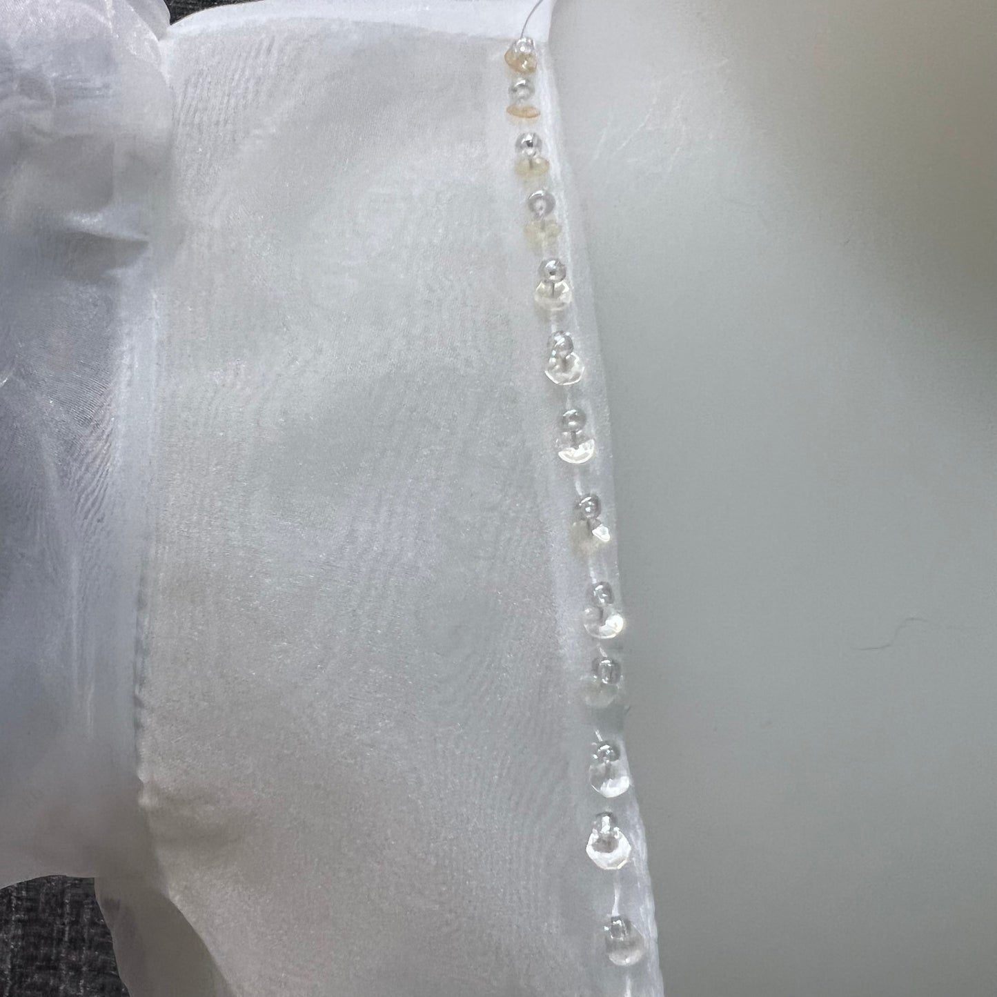 Puff Short-Sleeve Organza Bolero