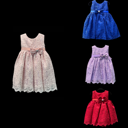 Glitter and Sparkle Baby Dress w/ Headband