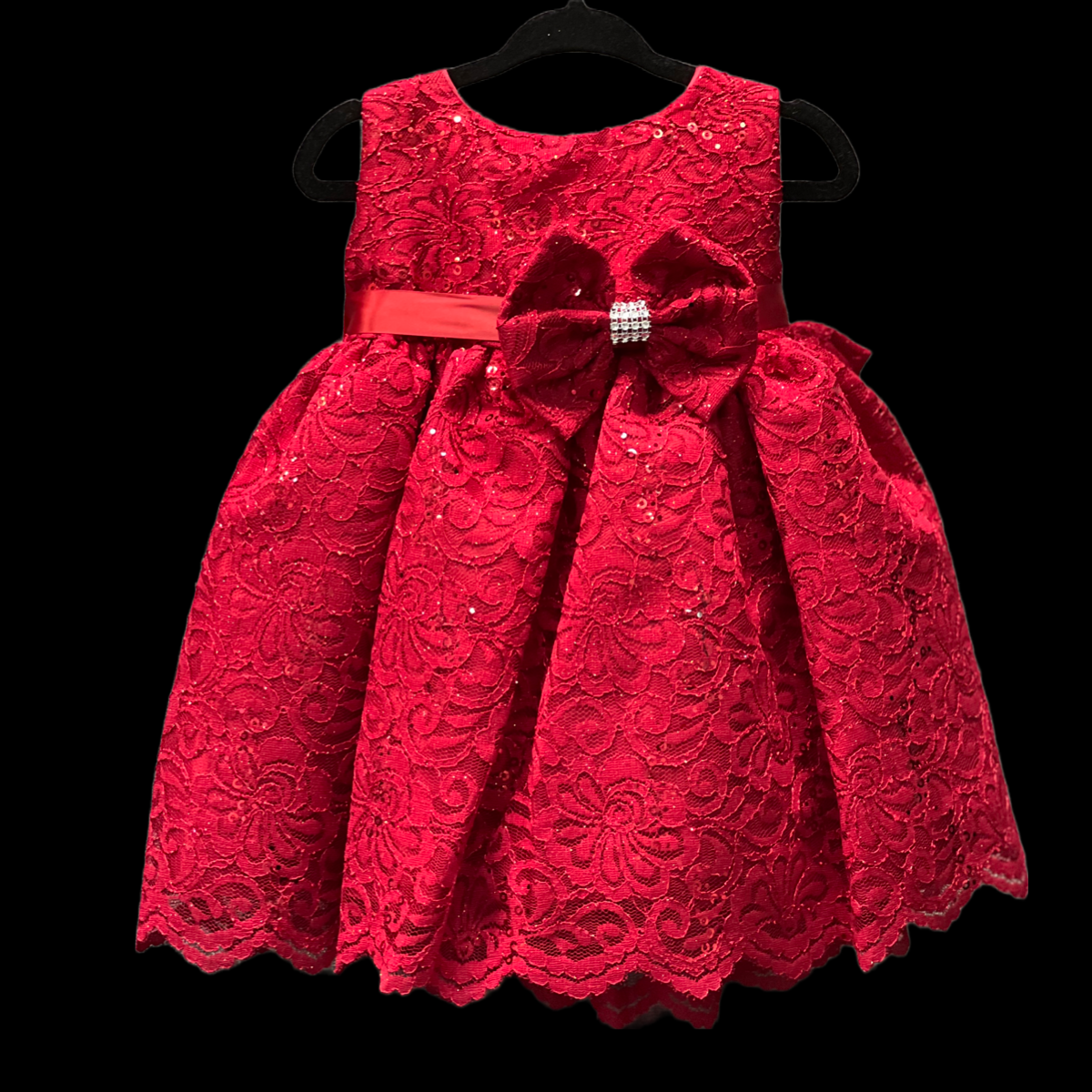 Glitter and Sparkle Baby Dress w/ Headband