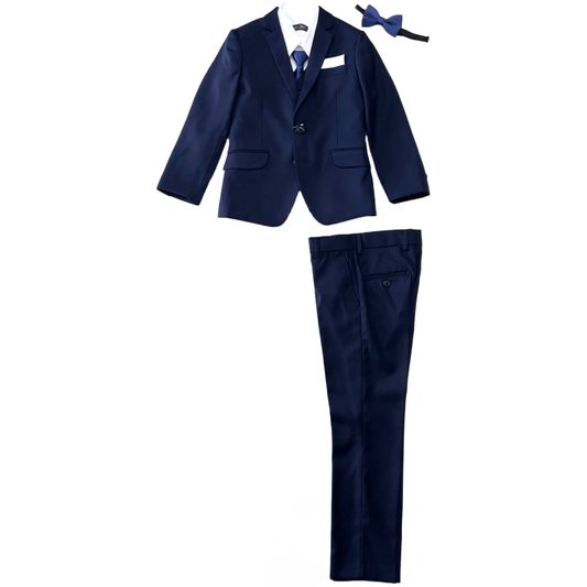 Debonair Slim-Fit Navy Blue Suit