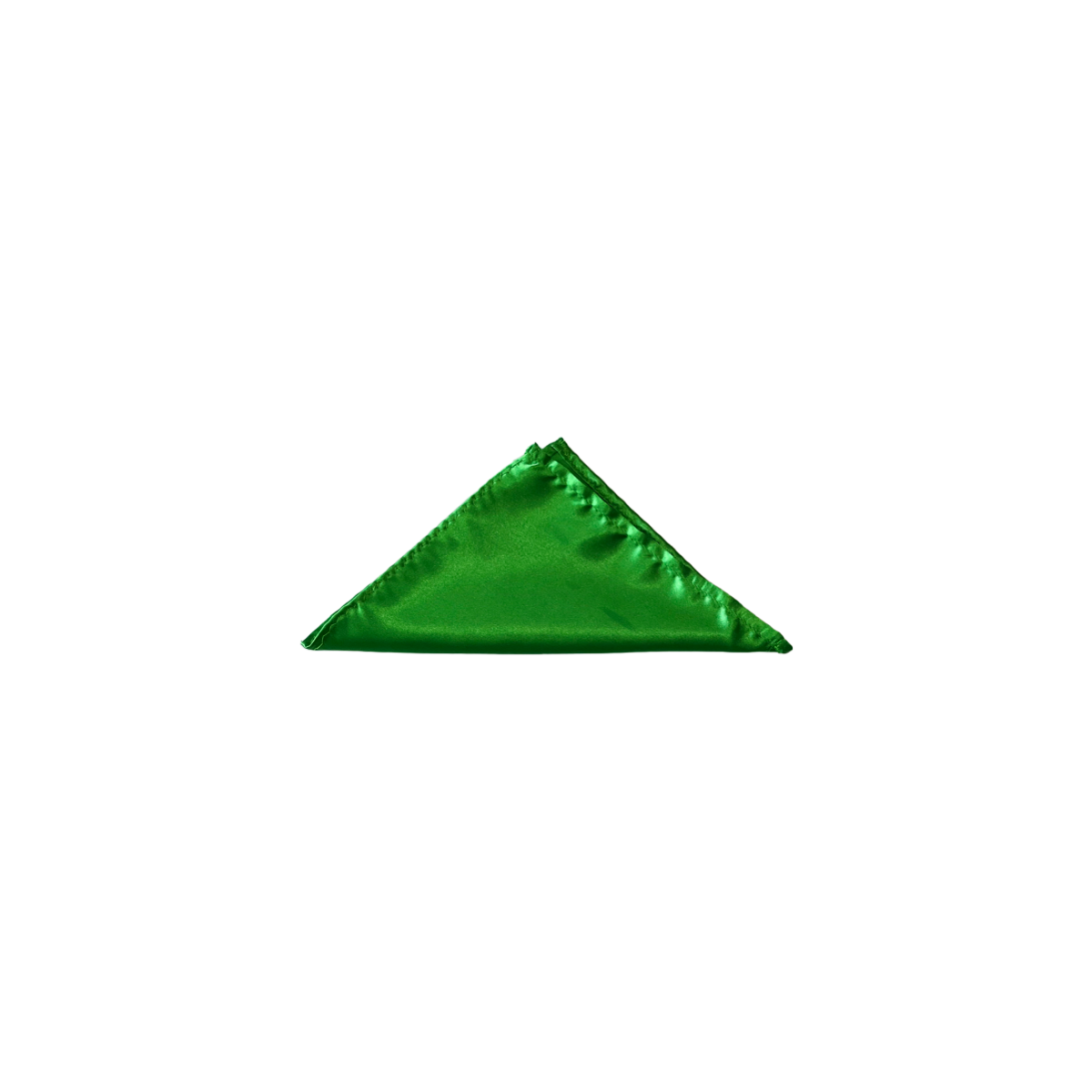 Boys Solid Small Pocket Square w/ Gloss Finish