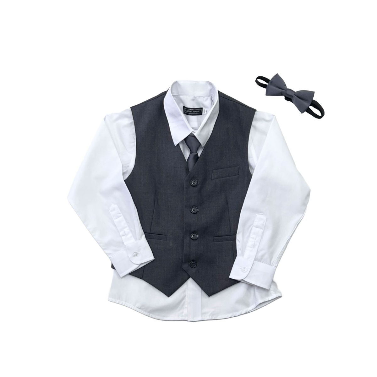 Debonair Slim-Fit Charcoal Suit