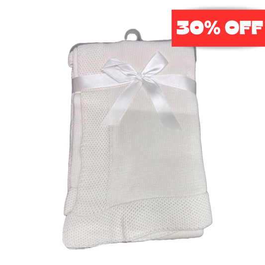 Baby Ivory Cotton Blanket (30" x 40")