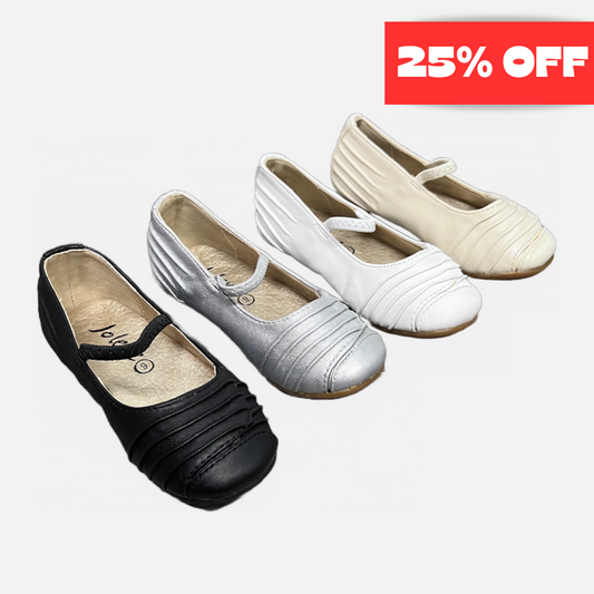 Jolene Simple Flats w/ ruched detail