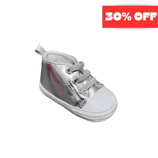 Tendertoes Silver Pre-Walker Sneakers