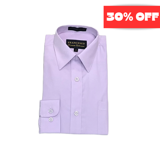 Francesco Lilac Dress Shirt - Final Sale