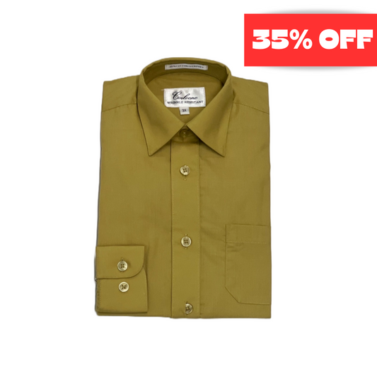 Corleone Gold Dress Shirt - Final Sale