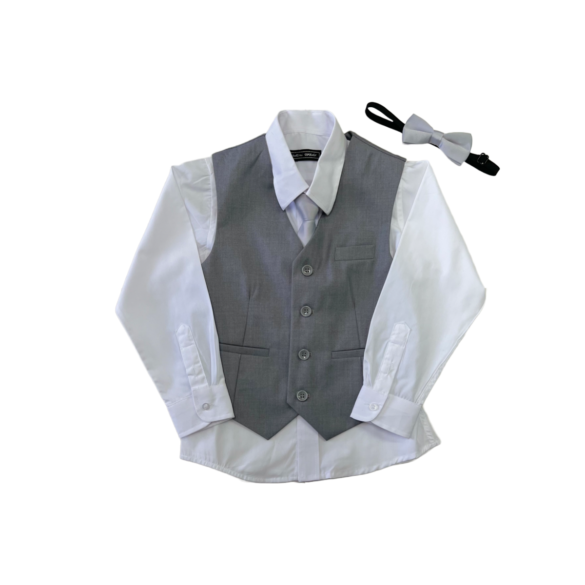Debonair Slim-Fit Light Grey Suit