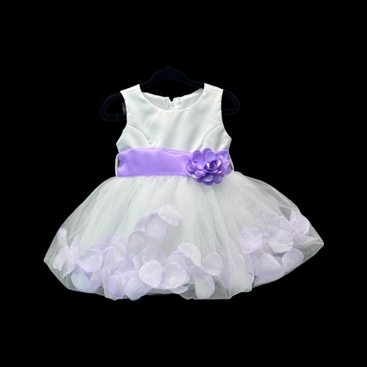 Baby Flower Girl White Dress