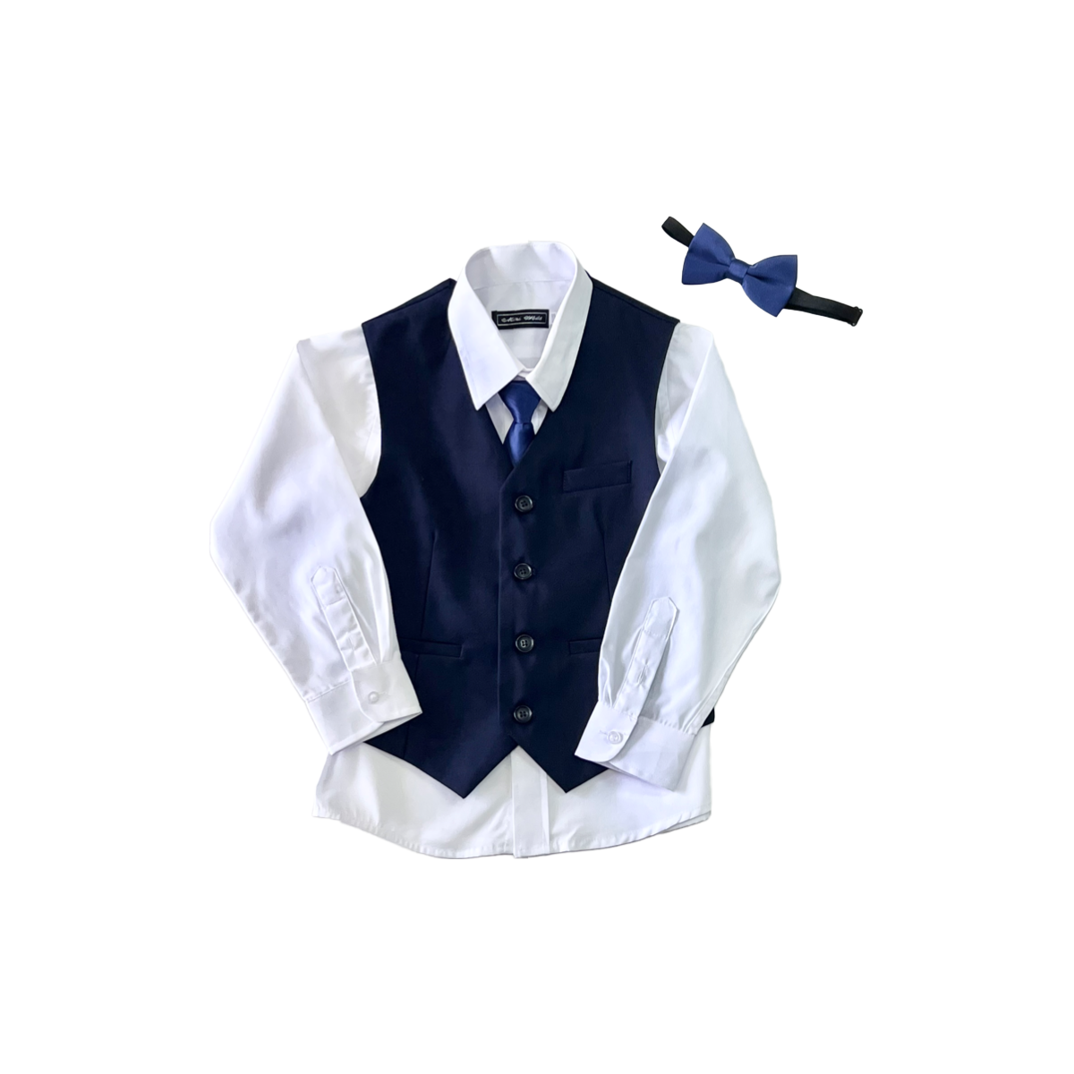 Debonair Slim-Fit Navy Blue Suit