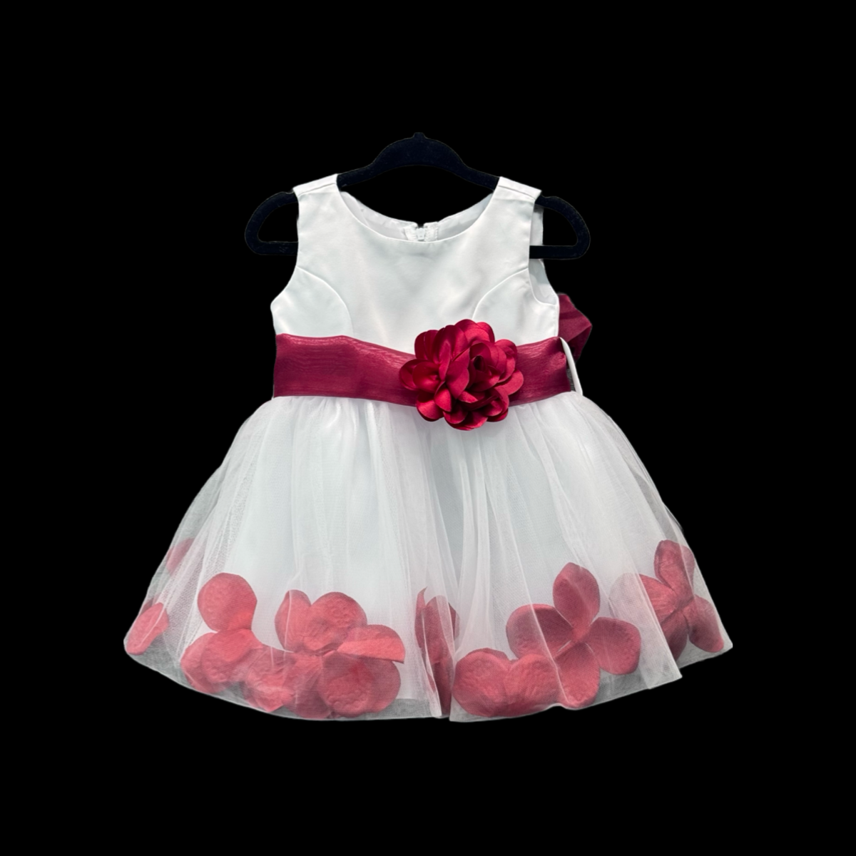 Baby Flower Girl White Dress