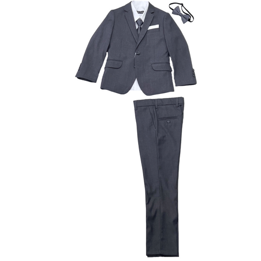 Debonair Slim-Fit Charcoal Suit