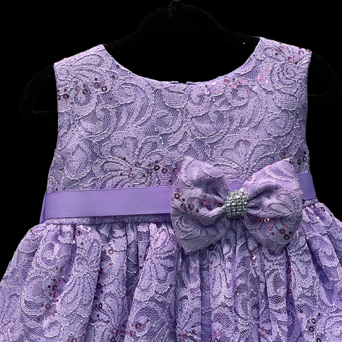 Glitter and Sparkle Baby Dress w/ Headband