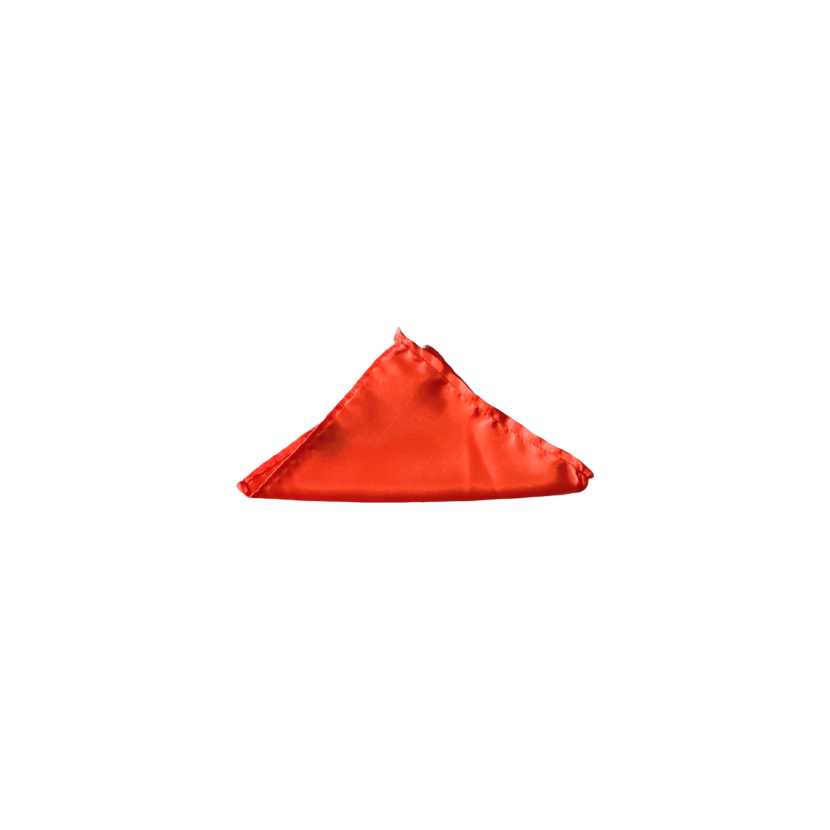 Boys Solid Small Pocket Square w/ Gloss Finish
