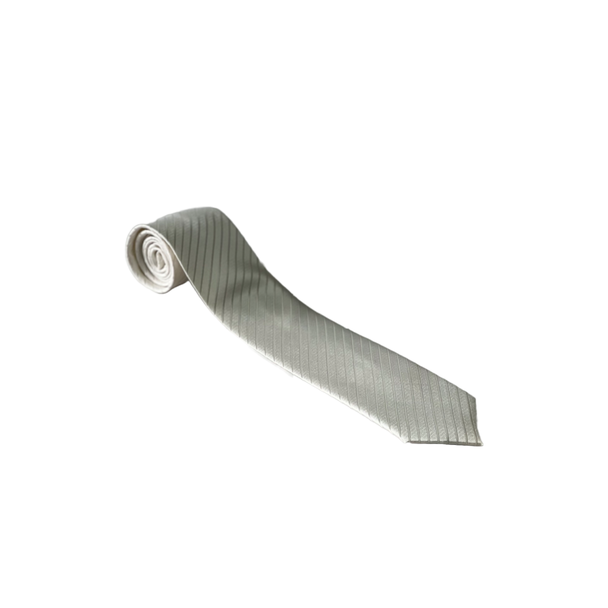 Paulo Starto Ivory Pinstripe Mens Necktie