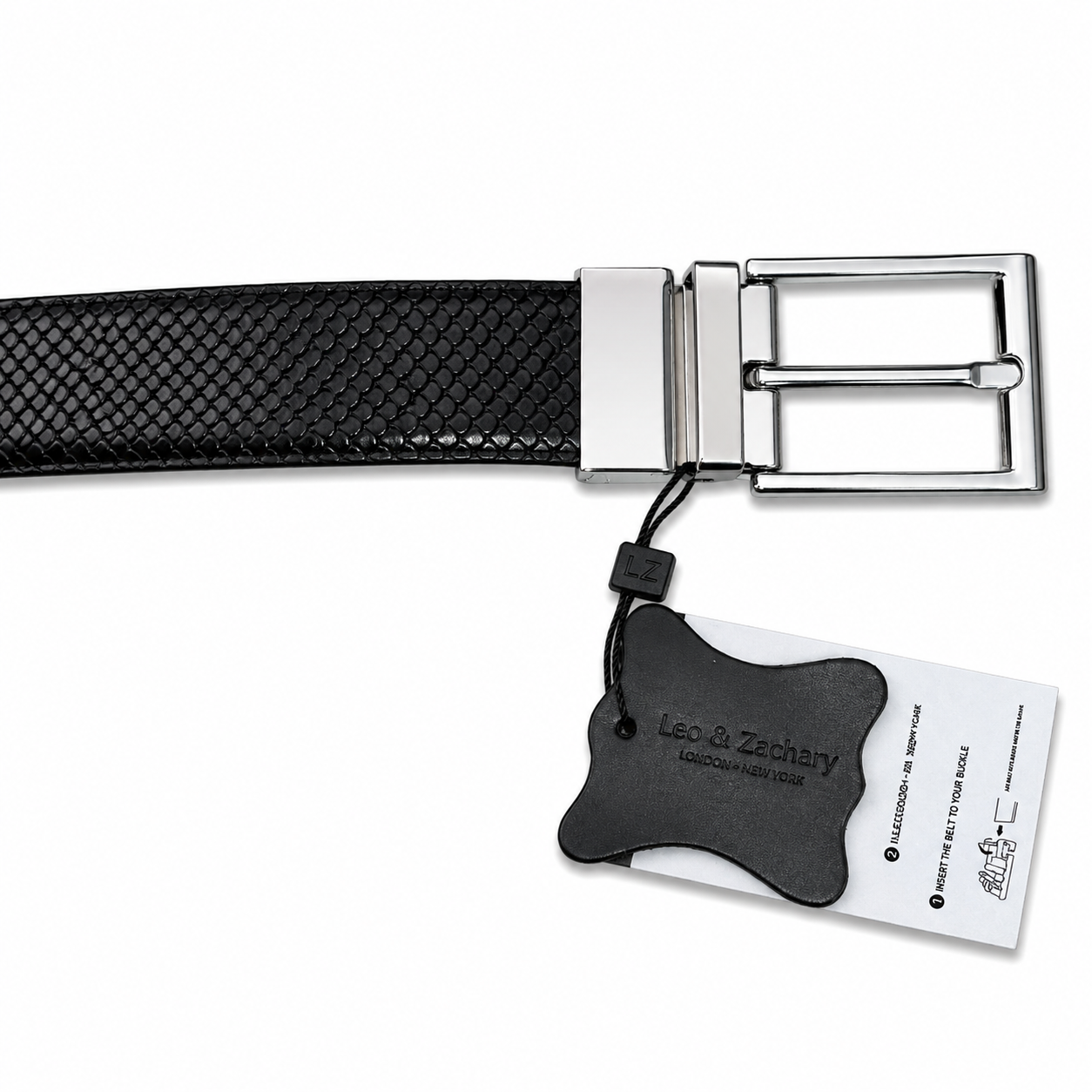 Leo & Zachary Boys’ Reversible Leather Dress Belt
