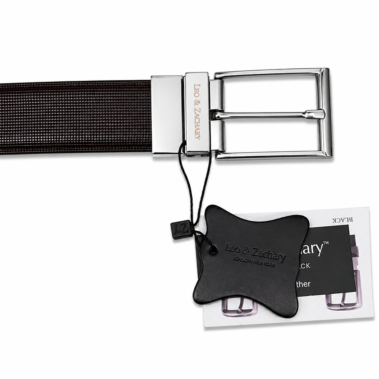 Leo & Zachary Boys’ Reversible Leather Dress Belt
