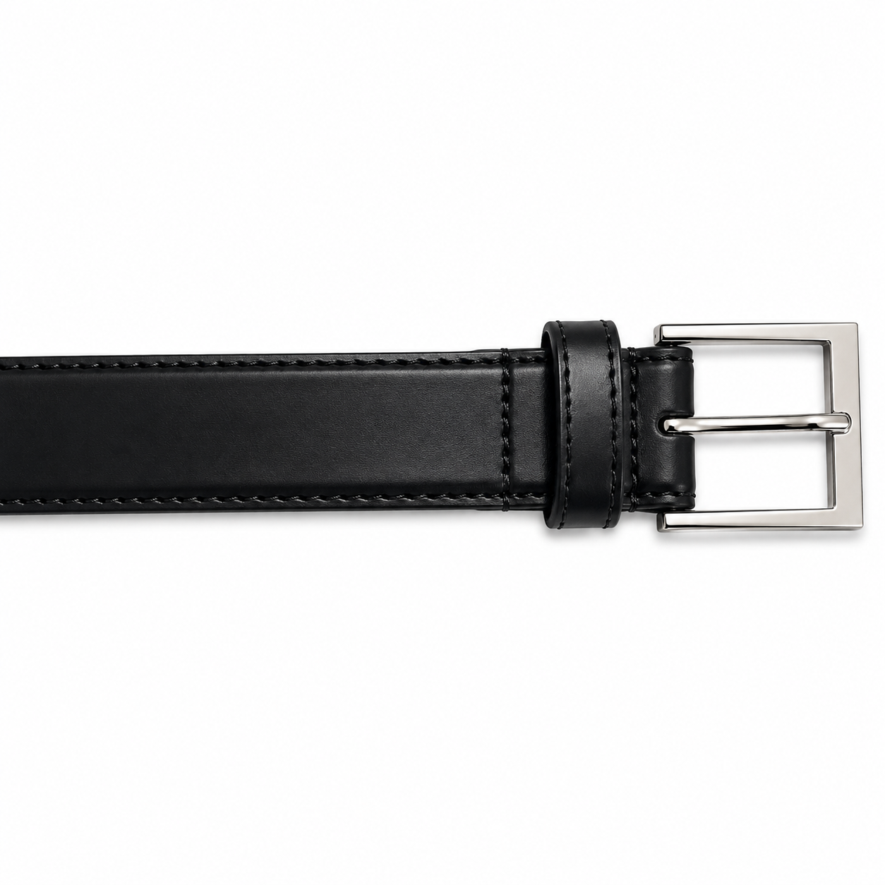 Mavezzano Boys’ Patent Black Dress Belt (XS)