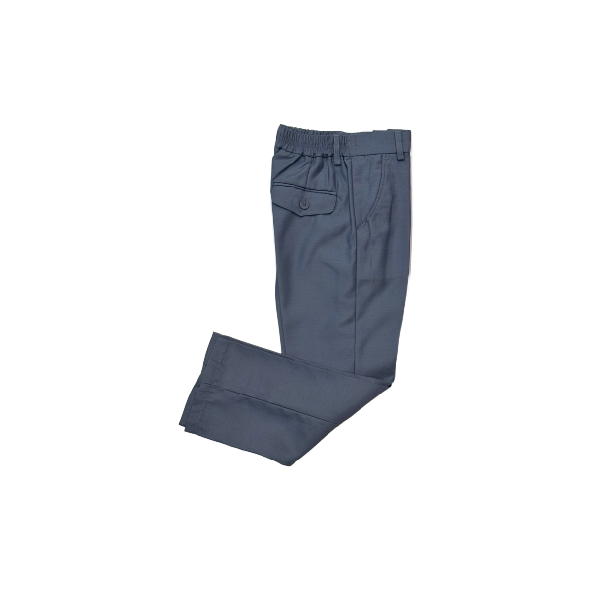 Fancy kids Modern Fit 5-Piece Medium Grey Suit