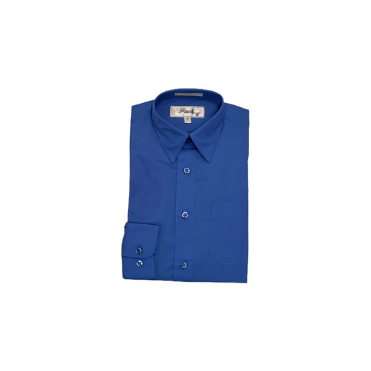 Genteed Royal Blue Dress Shirt