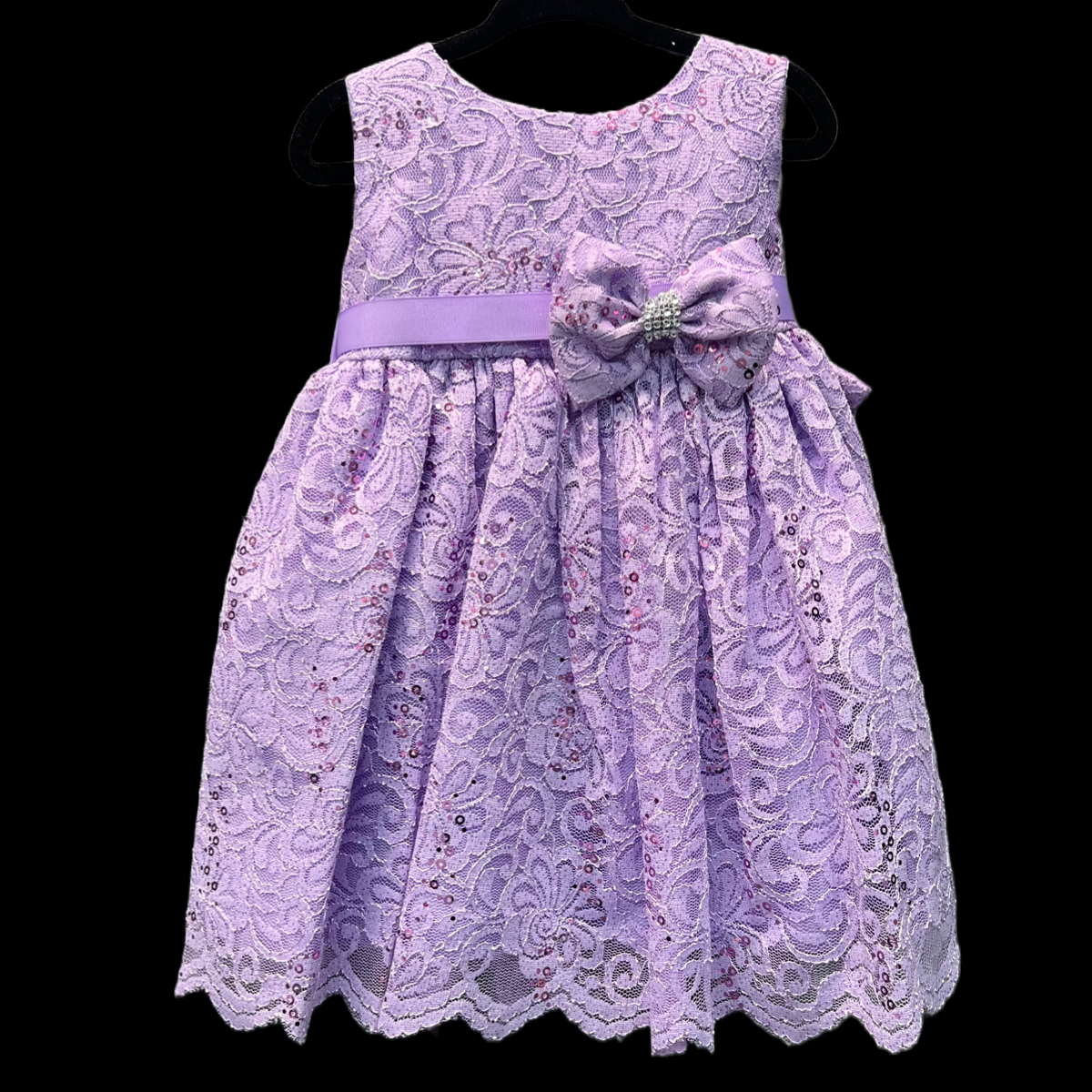 Glitter and Sparkle Baby Dress w/ Headband